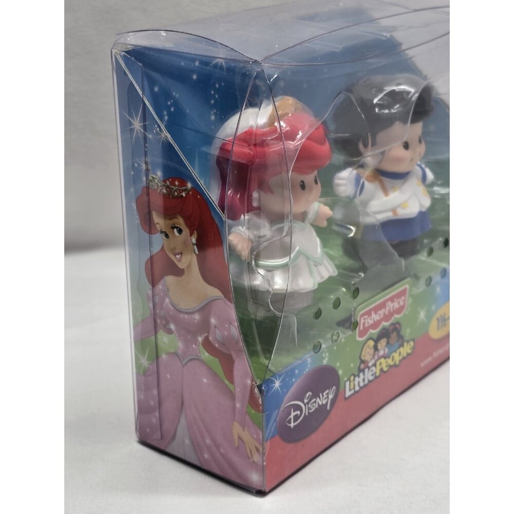 Fisher Price Disney “Little People Ariel & Prince Eric”  Walmart Exclusive - NEW - Picture 7 of 8
